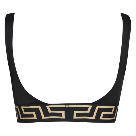 versace bikini top